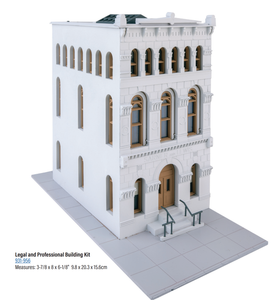 Walthers Trainline ~ HO Scale ~ Legal & Professional Building ~ Kit ~ 931-956