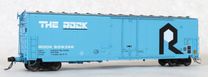 Moloco ~ HO Scale ~ ROCK ER 8-79 Repaint GA 50' RBL Boxcar ~ Rock Island ROCK #506350 ~ 13066