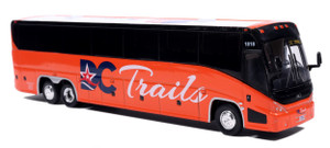 Iconic Replicas ~ HO Scale ~ MCI J4500 Coach ~ Assembled ~ DC Trails ~ 87-0688