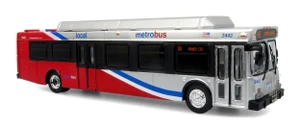 Iconic Replicas ~ HO Scale ~ New Flyer C40LF Transit Bus ~ Assembled ~ MWATA Washington ~ 87-0647