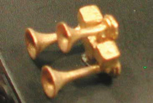 Cal Scale ~ HO Scale ~ Nathan P3 P3U ~ 3-Chime Air Horn ~ 640