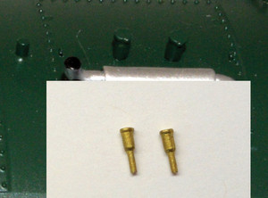 Cal Scale ~ HO Scale ~ F-Unit Steam Generator Exhaust Stacks ~ 2 Pieces ~ 681