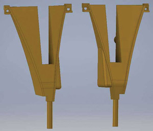 Cal Scale ~ HO Scale ~ Aldon Rerailer Pair Left & Right ~ 686