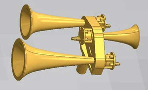 Cal Scale ~ HO Scale ~ Leslie Air Horn RS3LR1 ~ NYC Style ~ 705