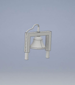 Cal Scale ~ HO Scale ~ Air Ringer Bell and Bracket ~ 709