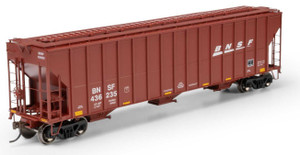 Athearn ~ HO Scale ~ FMC 4700 Covered Hopper ~ BNSF #436235 ~ 2482