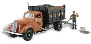 Woodland Scenics ~ N Scale Vehicle & People ~ Lumpy's Coal Company ~ AS5345