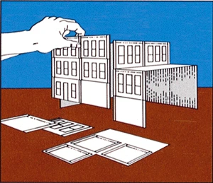 Design Preservation Models ~ O Scale ~ Modular Wall Planning Packet ~ 90191