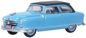 Oxford ~ HO Scale ~ 1950 Nash Rambler Custom Landau Convertible - Assembled ~ 87NR50001