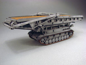 Trident Miniatures ~ HO Scale ~ WWII German Armed Forces Bridge Layers ~ Bruckenlegepanzer IV Armored Vehicle-Launched Bridge ~ Kit ~ 729-87186