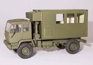 Trident Miniatures ~ HO Scale ~ Military ~ US/NATO ~ Light/Medium Tactical Vehicles ~ M1079 Mobile Shop Van ~ 729-90224