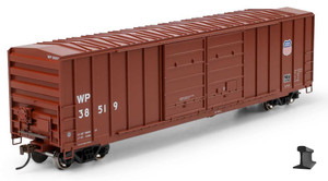 Athearn ~ HO Scale ~ 50' FMC 5077 Centered Double Door Box Car ~ Union Pacific WP #38519 ~ 2912