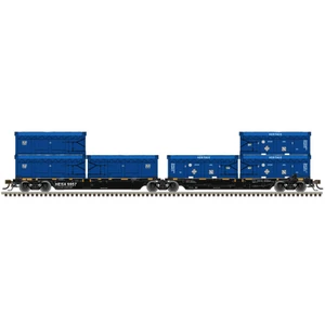 Atlas ~ HO Scale ~ Master ~ Bulk Carrier with 6 Containers ~ Heritage Environmental Services HESX ~ 20008449
