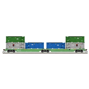 Atlas ~ HO Scale ~ Master ~ Bulk Carrier with 6 Containers ~ Greenfield Logistics GFLX #125 ~ 20008453