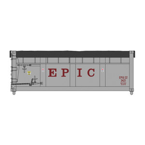 Atlas ~ HO Scale ~ Master ~ 8 1/2' Waste Containers ~ 6-Pack ~ Environmental Protection & Improvement Co. ~ 20008458