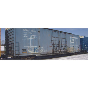 Athearn Genesis ~ HO Scale ~ 60' Texarkana Rebuilt BX-172 Box ~ Grand Trunk Western GTW #384501 Fade ~ 26872