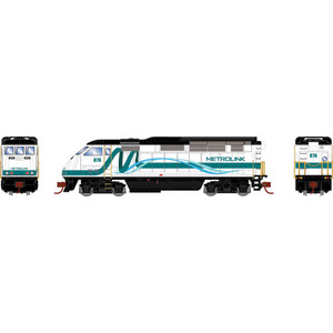 Athearn ~ N Scale ~ F59 PHI ~ Metrolink SCAX #876 ~ DC Version ~ 15871