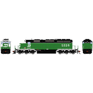 Athearn ~ HO Scale ~ SD40-2 ~ Burlington Northern BN #6328 White Face ~ DCC Sound ~ 2971