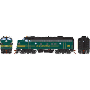 Athearn Genesis ~ HO Scale ~ F7A ~ Seattle & North Coast SNCT #102 ~ DCC Sound ~ 1724