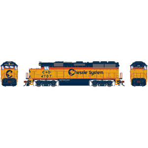 Athearn Genesis ~ HO Scale ~ GP50 PH I ~ Chessie System CO #4707 ~ Legendary Liveries ~ DC Version ~ 2453
