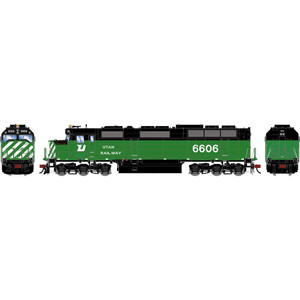 Athearn Genesis ~ HO Scale ~ F45 ~ Utah Railway UTAH #6606 Ex-BN ~ DC Version ~ 2621