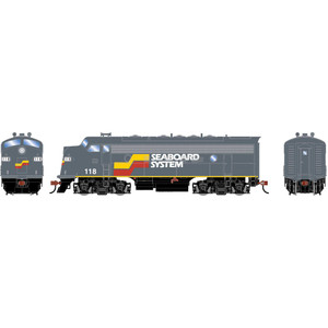 Athearn Roundhouse ~ HO Scale ~ F7A ~ Seaboard System SBD #118 ~ DC Version ~ 2747