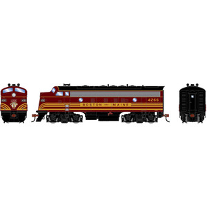 Athearn Roundhouse ~ HO Scale ~ F7A ~ Boston & Maine BM #4266 ~ DC Version ~ 2744