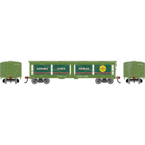 Athearn ~ HO Scale ~ 40' Pickle Car ~ Sanchez Snack Pickles SNAX #0618 ~ 2190