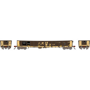 Athearn ~ HO Scale ~ 52' Mill Gondola ~ CSX #481722 Patched ~ Primed For Grime ~ 2740