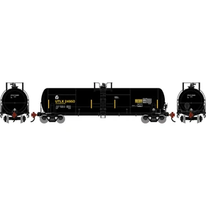 Athearn ~ HO Scale ~ RTC 20,900 Gallon Acid Tank Car ~ UTLX #24950 Black w/Second Hand Logo ~ 2766