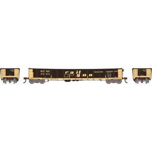 Athearn ~ HO Scale ~ 52' Mill Gondola ~ Railgon GONX #310274 Reflectors ~ Primed For Grime ~ 2720
