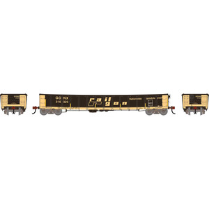 Athearn ~ HO Scale ~ 52' Mill Gondola ~ Railgon GONX #310323 Reflectors ~ Primed For Grime ~ 2721