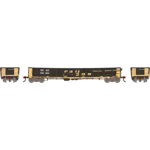 Athearn ~ HO Scale ~ 52' Mill Gondola ~ Railgon GONX #310062 White Stencil ~ Primed For Grime ~ 2732