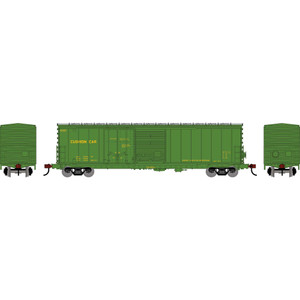 Athearn ~ HO Scale ~ 50' ACF Combination Door Box Car ~ Data Only Green ~ 3045