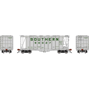 Athearn Genesis ~ HO Scale ~ GATC 2600 Airslide Covered Hopper ~ Southern Railway SOU #90027 ~ 2124