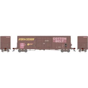 Athearn Genesis ~ HO Scale ~ 50' PC&F Box Car w/14' Plug Door ~ Cotton Belt SSW #23651 ~ Primed For Grime ~ 2223