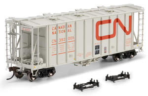 Athearn Genesis ~ HO Scale ~ GATC 2600 Airslide Covered Hopper ~ Canadian National CN #392005 ~ 2129