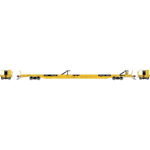 Athearn Genesis ~ HO Scale ~ F89-F Flat Car ~ Trailer Train XTTX #150249 Yellow ~ 2235