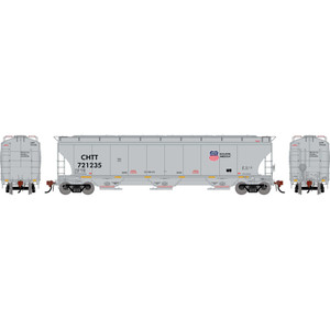 Athearn Genesis ~ HO Scale ~ Trinity 5161 Covered Hopper ~ Union Pacific CHTT #721235 ~ 2486