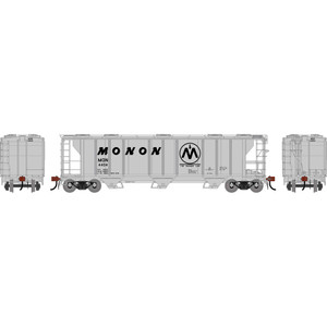 Athearn Genesis ~ HO Scale ~ PS 2893 3-Bay Covered Hopper ~ Monon MON #4404 ~ 2600