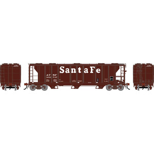Athearn Genesis ~ HO Scale ~ PS 2893 3-Bay Covered Hopper ~ Santa Fe ATSF #300737 Billboard Lettering ~ 2594
