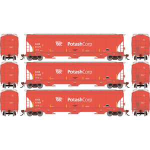 Athearn Genesis ~ HO Scale ~ Trinity 5161 Covered Hopper ~ 3-Pack ~ GACX #31571, #31580, #31583 ~ 2714