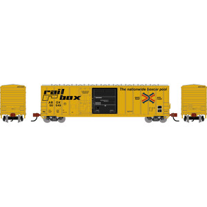 Athearn ~ N Scale ~ 50' FMC 5277 Combo Door Box Car ~ Railbox ABOX #50549 Early ~ 2172