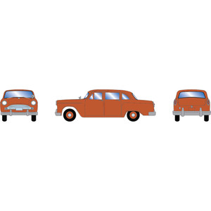 Athearn ~ HO Scale ~ 1950's Sedan ~ Metallic Orange ~ 2224