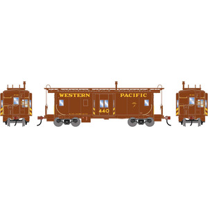 Athearn ~ HO Scale ~ Bay Window Caboose ~ Western Pacific WP #440 ~ 2258