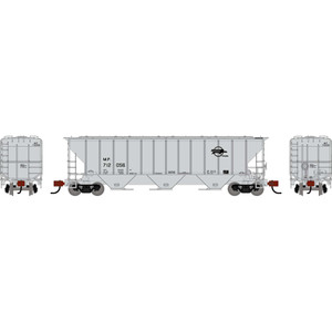 Athearn ~ N Scale ~ PS 4427 Covered Hopper ~ Missouri Pacific MP #712056 ~ 2389