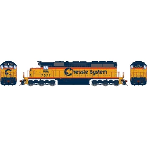 Athearn ~ HO Scale ~ SD40 ~ Western Maryland WM #7571 ~ DC Version ~ 2834