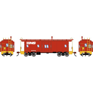 Athearn ~ HO Scale ~ Bay Window Caboose ~ Norfolk Southern NS #557502 ~ 3150