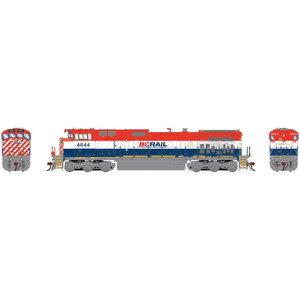 Athearn Genesis ~ HO Scale ~ Dash 9-44CW ~ BC Rail BCOL #4644 ~ DC Version ~ 2763