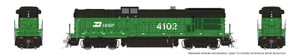 Rapido artwork - Burlington Northern B30-7A Booster #4102